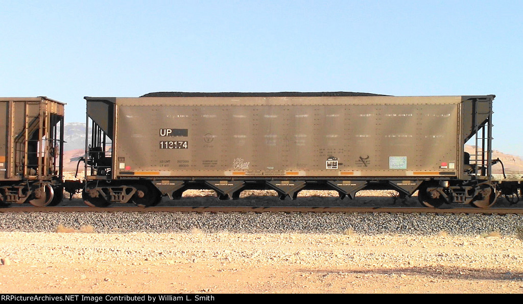 WB Loaded Coal Hooper Frt at Erie NV W-Pshr -17